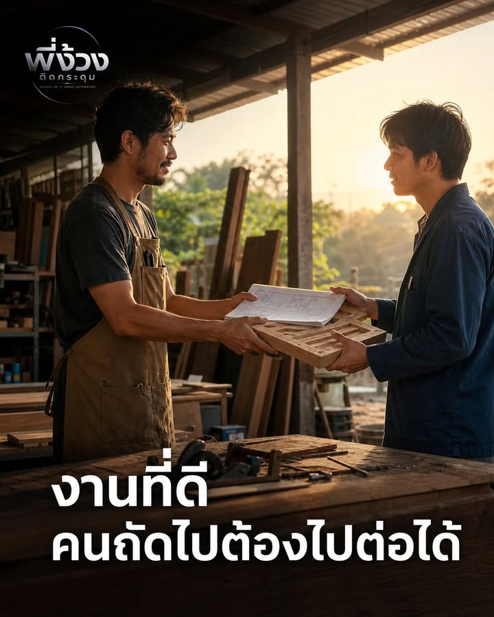 งานจบจริงเมื่อคนถัดไปรู้ว่าต้องทำอะไร ไม่ใช่แค่ "ส่งไป"