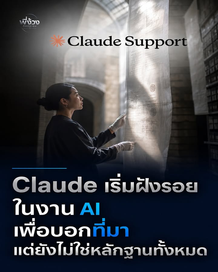 Claude เริ่มใส่ "รอยที่เครื่องอ่านได้" แล้ว แต่ต้องอ่านให้ถูกความหมาย