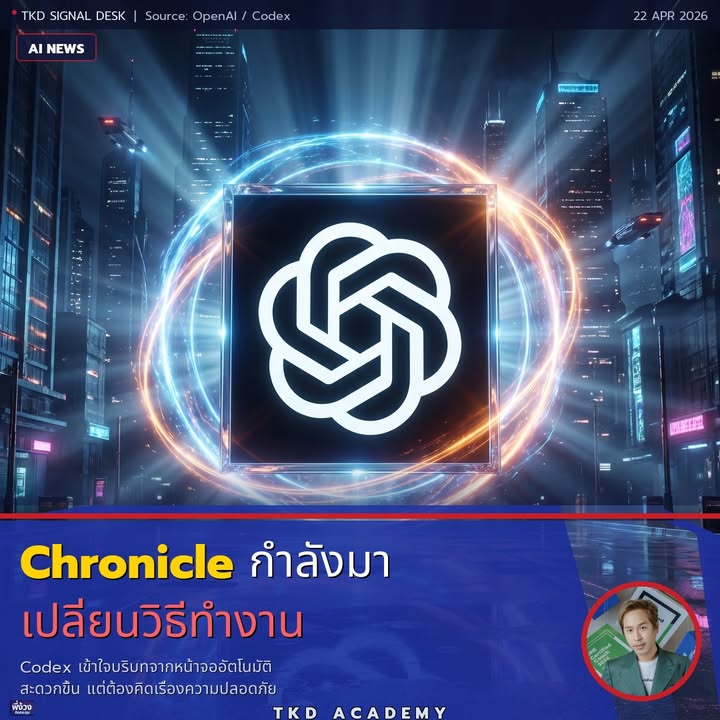 Chronicle จาก OpenAI ทำให้ Codex เข้าใจงานจริงมากขึ้น