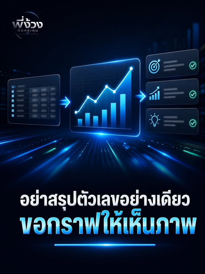 ทริกดูตัวเลขกับ ChatGPT ให้เห็นภาพจริง แบบไม่ต้องสรุป