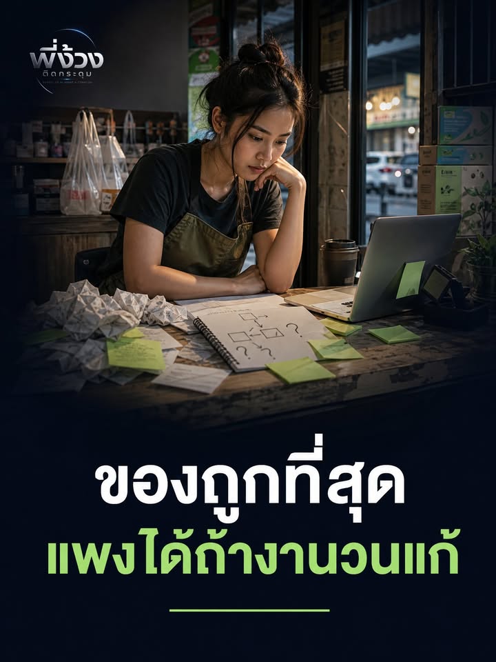 ของถูกไม่ผิด: ทำไมการประหยัดจริง ๆ ไม่ใช่ประหยัดเครื่องมือ