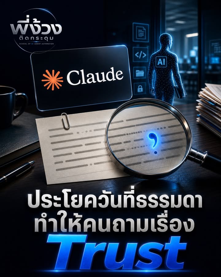 AI ที่ซ่อนสัญญาณ: ประเด็นความไว้ใจที่ผู้บริหารต้องถาม