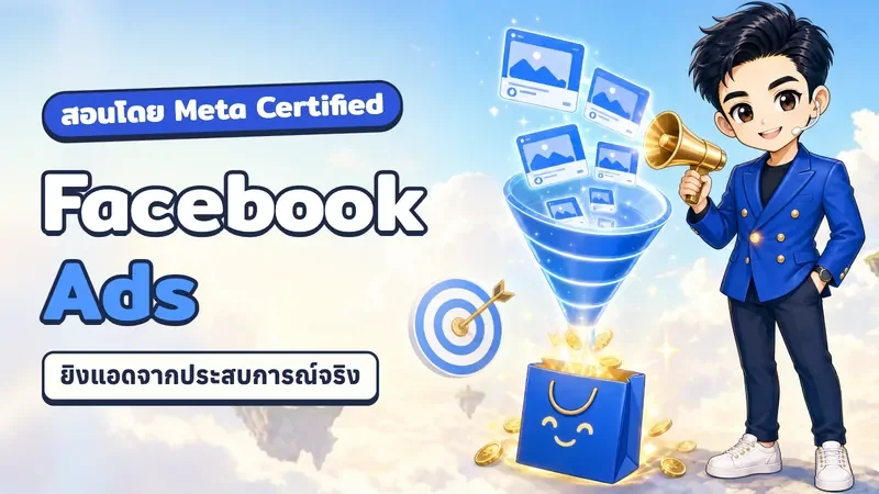 ปกคลาสติดกระดุม Facebook Ads